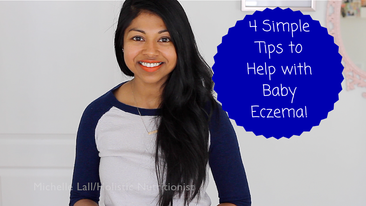 4 Simple Tips to Help with Baby Eczema!