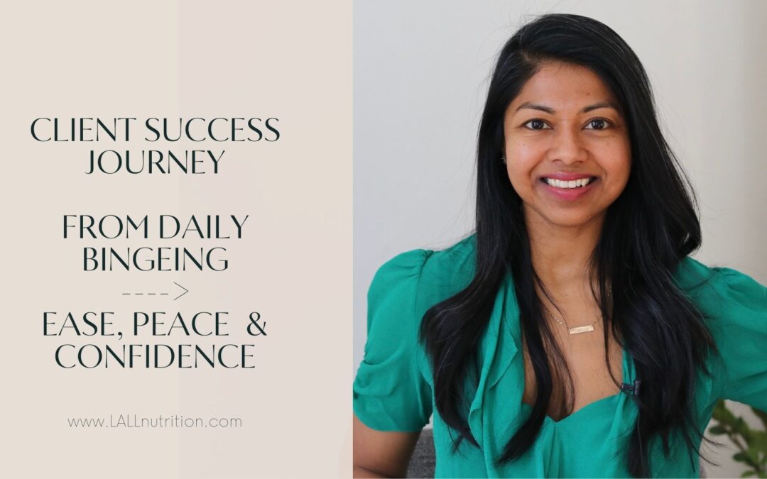 Client Success Journey – From Daily Bingeing to Ease, Peace and Confidence