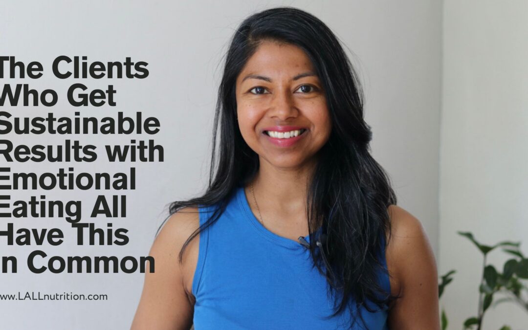 The Clients Who Get Sustainable Results All Have This in Common